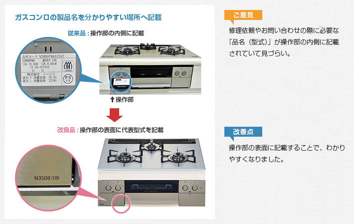 お客さまの声を活かした改善事例(1)