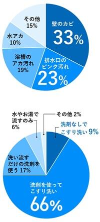 おふろ掃除 実態 カビ